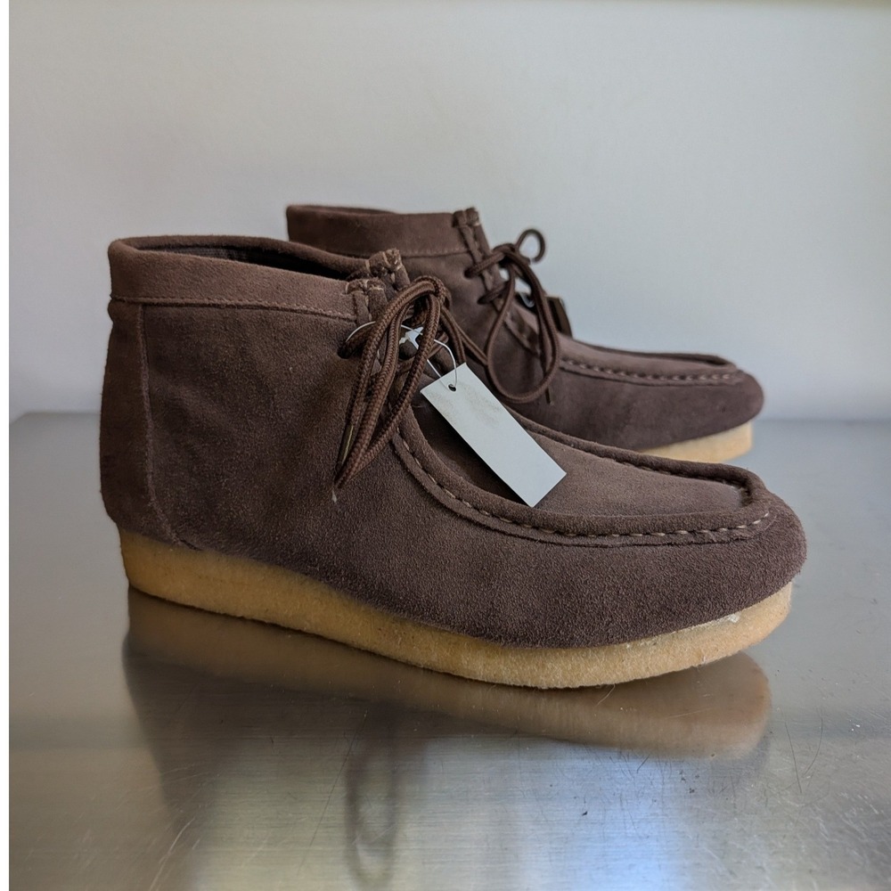 Roper Performance Womens 10 Brown Suede Wallabee Chukka Boots Gum Crepe Sole